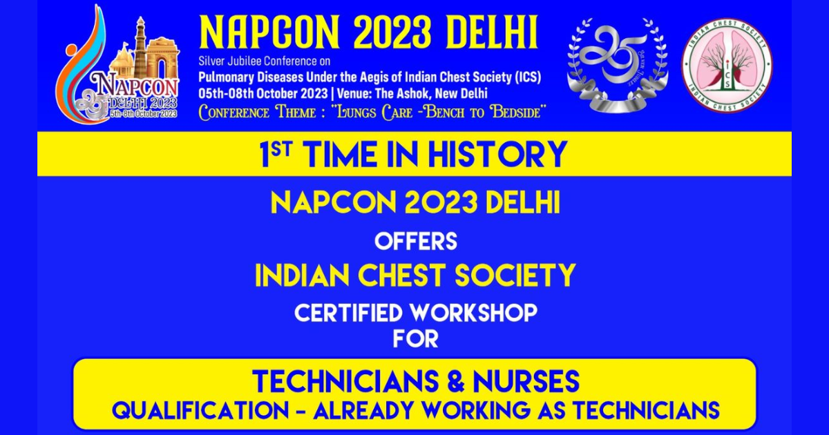 Mahasangam of Global COVID Fighters: Leading Pulmonologists Congregate in Delhi to Combat Chest Diseases at NAPCON-2023